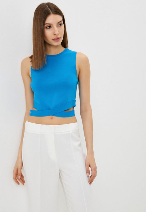 Укороченный топ без рукавов - Incity фото 19