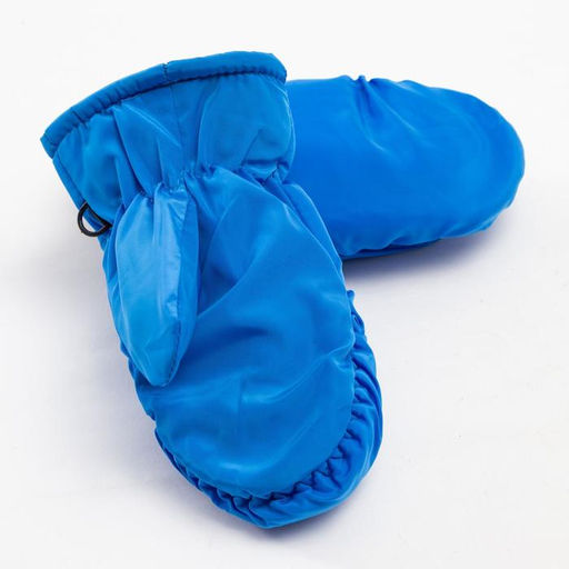 Варежки зимние детские MINAKU , цв.голубой, р-р 15  фото 2