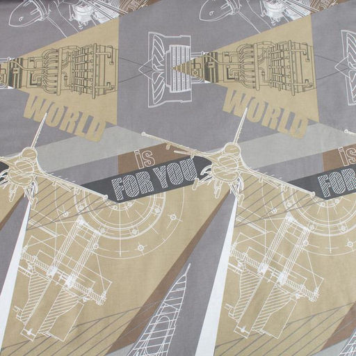 Постельное бельё Этель Механика, евро, 200 217 см, 240*220 см, 70 70 см (2 шт.), хлопок 100 %, бязь 125 г/м  фото 3