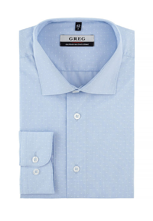 Сорочка мужская длинный рукав GREG 123/139/676/Z_GB  фото 2