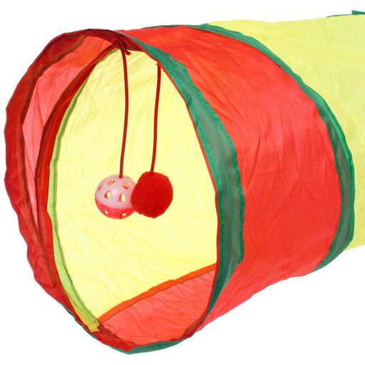 Игровой туннель для животных "МурМяу", цвет как на фото, 49*26см