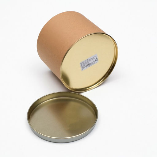 Тубус 120х100 мм (80 мм внутренняя высота), картон, металлическая крышка - UPAK LAND фото 3