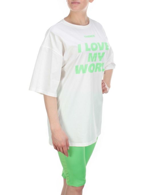 KD-867 GREEN Костюм-двойка женский 7986 TREND
