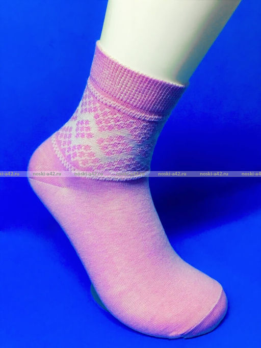 Цена за 5 пар.5 ПАР - ЮстаТекс носки женские 2с5 хлопок с лайкрой - 5 ПАР