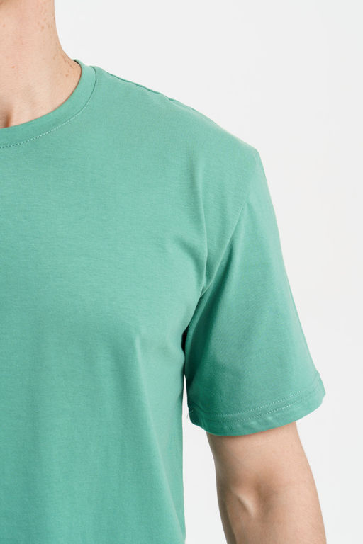 Мужская базовая футболка из 100% хлопка - Solo mio фото 5