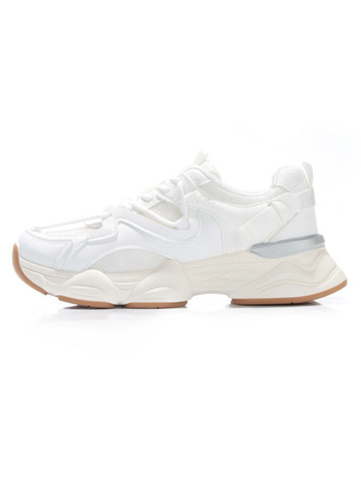 05-6035-7 WHITE Кроссовки женские (искусственные материалы) - No name фото 8