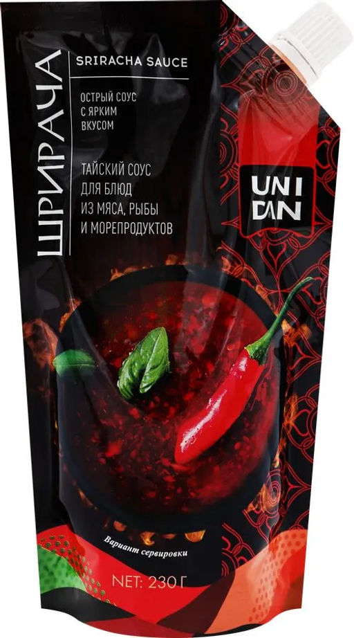 Соус острый Шрирача UNI DAN 230г дой-пак