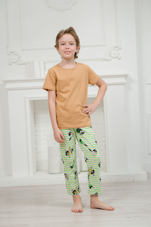 Пижама подростковая из кулирки Фантазия енот - Амадэль фото 7