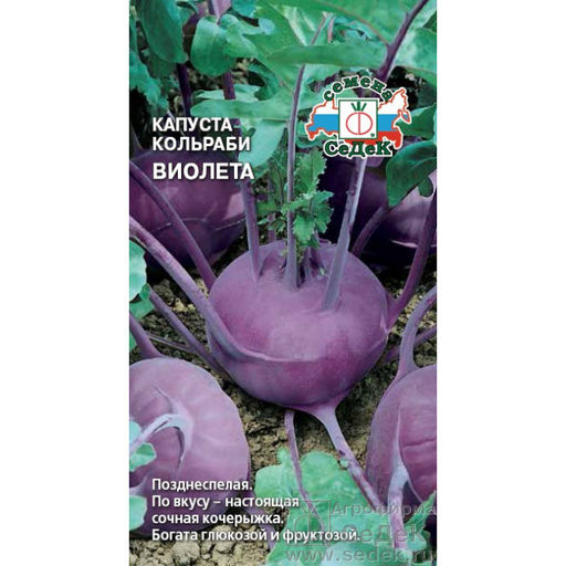 Капуста кольраби Виолетта 1г (СеДеК)