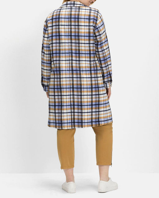 Фланелевое пальто, цветное - Sheego фото 4