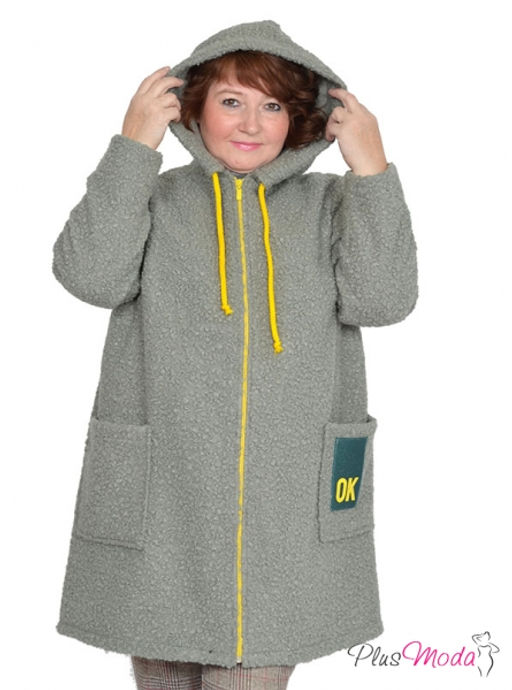 Куртка-пальто Модель №765 размеры 44-84 - Plusmoda фото 6