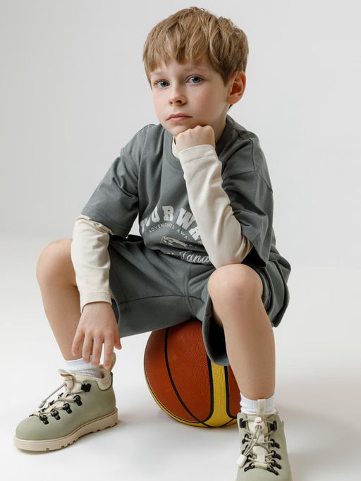 КР 302778/пряный базилик к650 фуфайка (футболка) для мал