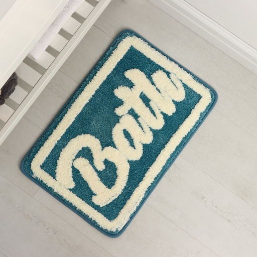 Коврик для ванной и туалета SAVANNA Bath, 40?60 см, голубой  фото 6