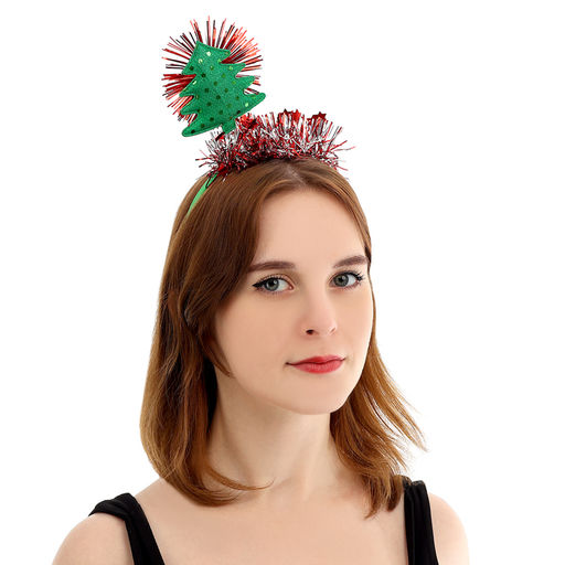 Цена за 2 шт. Ободок новогодний карнавальный «Ёлочка»