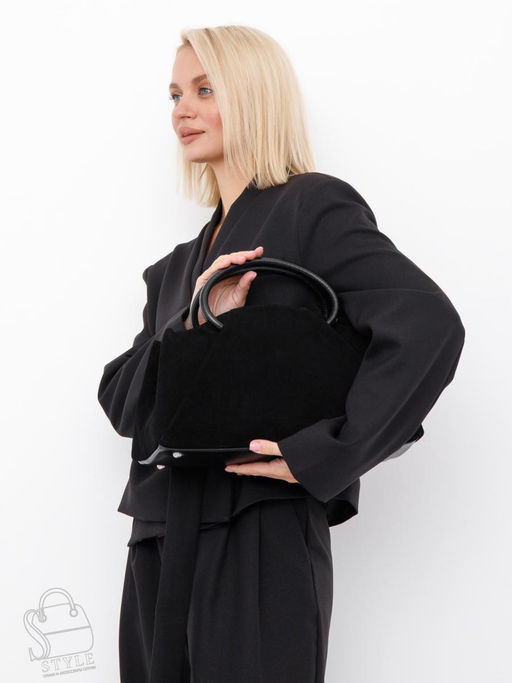 Сумка женская кожаная 0032VG black Vitelli Grassi