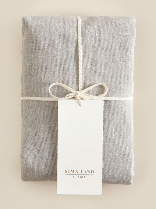 Наволочка SL Home Linen collection, 5070 см, серая, хлопок, 70%, лён 30% - Sima-land home фото 5