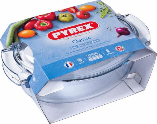 Кастрюля с крышкой CLASSIC 5.8л овальная