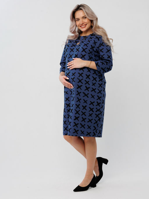 Платье женское П-193 (футер 2х нитка пенье г/к) Горчица