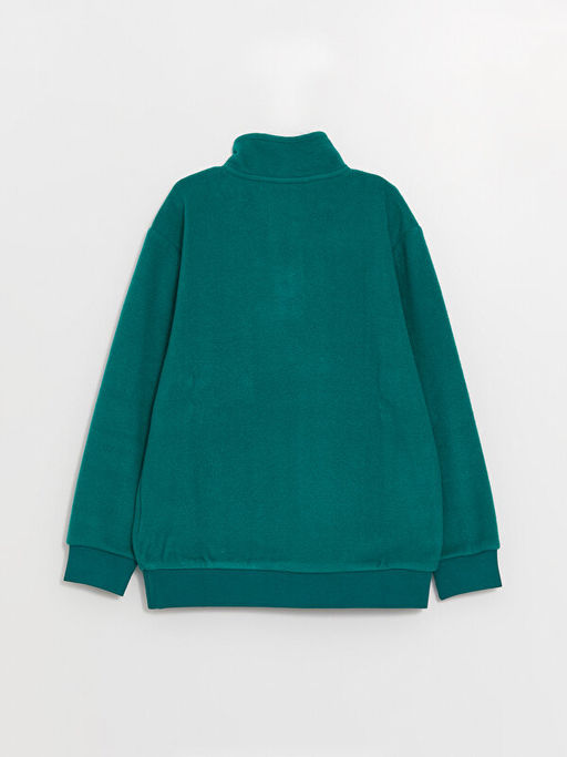 Dik Yaka Nak??l? Uzun Kollu Polar Erkek ?ocuk Sweatshirt - Waikiki фото 3