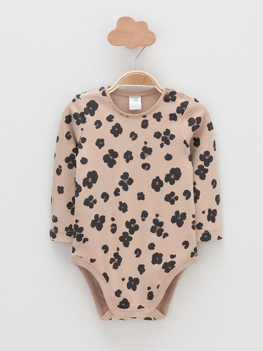 К 6087-2уп/тем.бежевый Н096,бежевый Н085.1 набор полукомбинезон (боди) яс