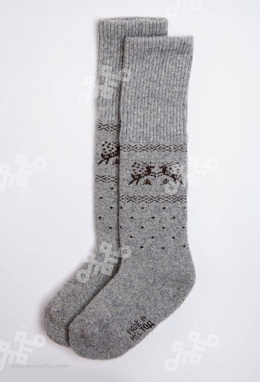 Гольфы детские из монгольской шерсти (арт. 02114) - Тод оймс ххк фото 2