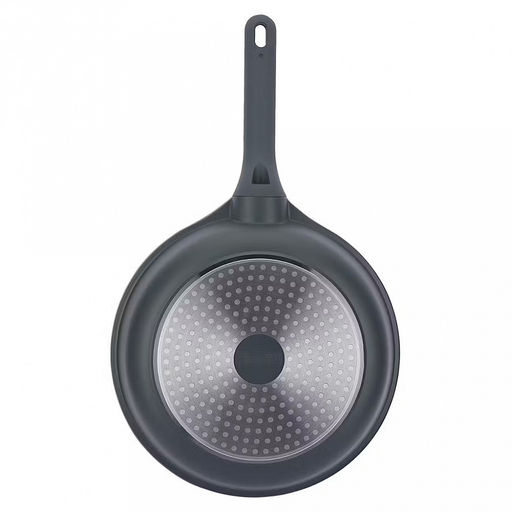 Сковорода с антипригарным покрытием Denim д28см, s4мм, индукционное дно д20,5см, s1,5мм, литой алюминий, 2-х слойное антипригарное покрытие WISTONE с эффектом гранитной крошки, бакелитовая ручка с покрытием soft-touch, Regent (Китай) Подходит д - Домашняя мода фото 4