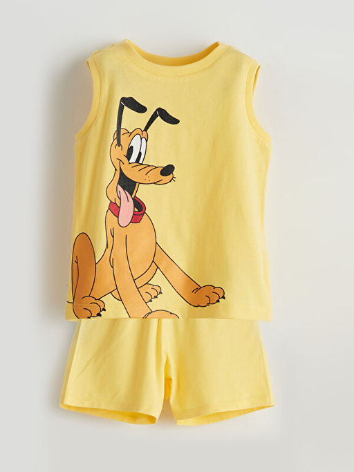 Pluto Bask?l? Erkek Bebek ?ortlu Tak?m