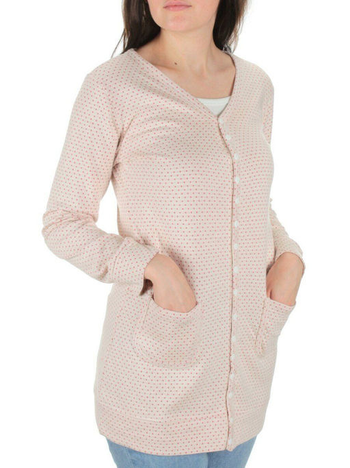 TA013 PINK Кардиган женский (100% хлопок)