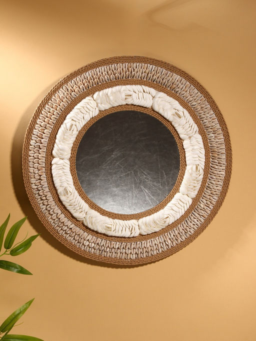 Зеркало настенное, 50 см, декорировано ракушкой - Simaland фото 2