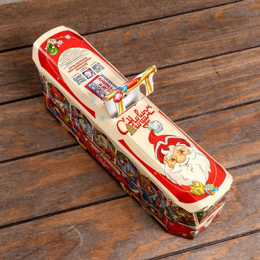 Цена за 5 шт. Подарочная коробка Трамвай красный , 33 х 9 х 11 см - Simaland фото 11