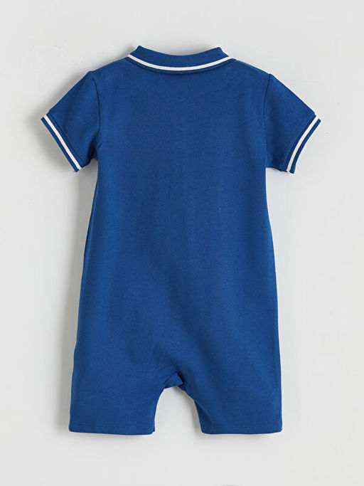 Polo Yaka Erkek Bebek Tulum