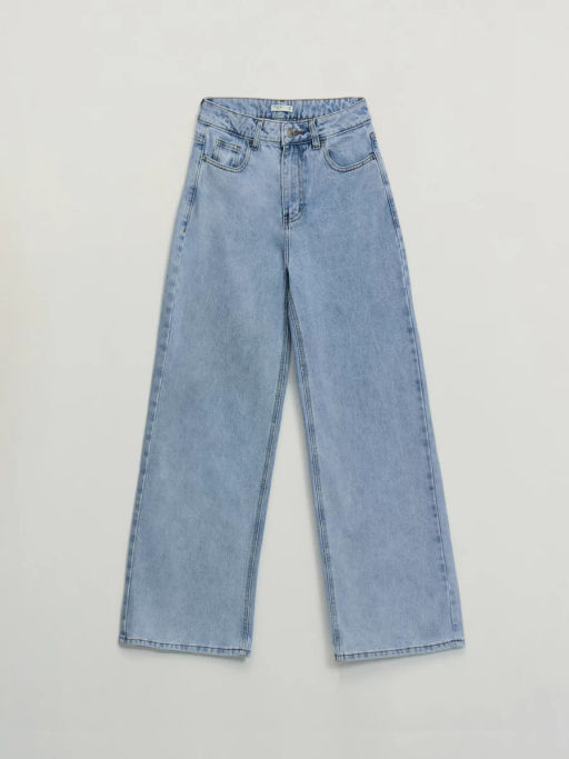 Джинсы wide leg с высокой посадкой / Zarina  фото 8
