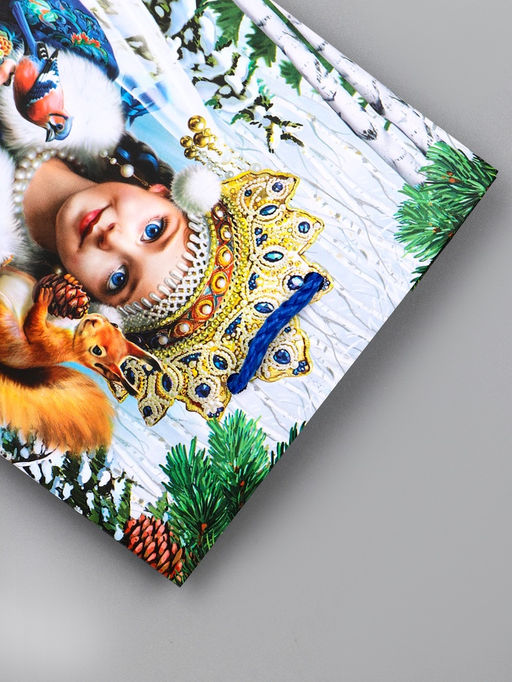 Цена за 4 шт. Пакет подарочный новогодний ламинированный, «Новогодняя пора», 11.5×6.5×14.5 см