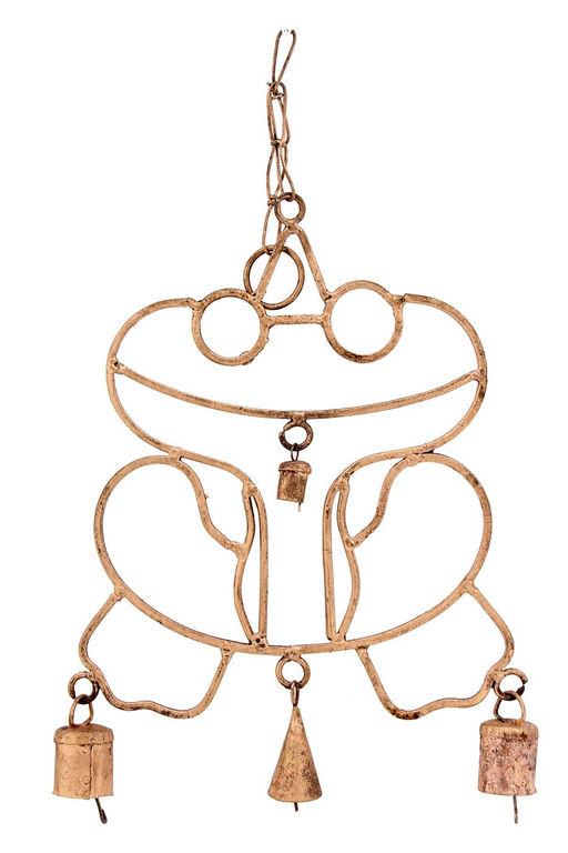 Колокольчик подвесной антик Лягушка № Кл59