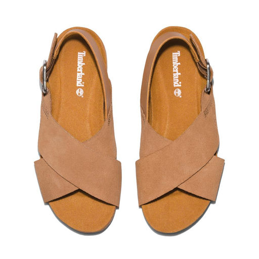 Сандалии Timberland Malibu Waves Sandal Cross Strap бежевые  фото 9