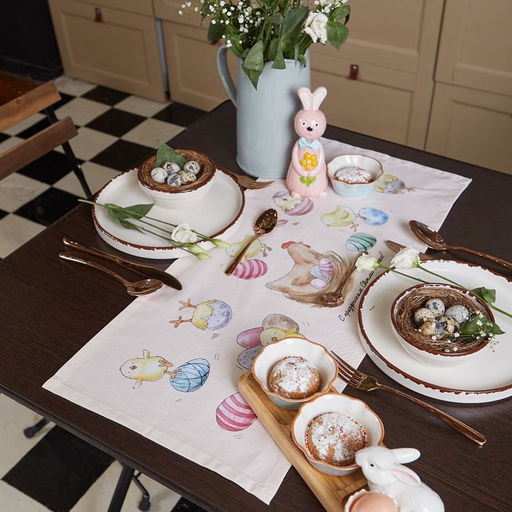 Дорожка на стол Этель Светлой пасхи 30х70 см, 100% хлопок, саржа 190 гр/м2  фото 6