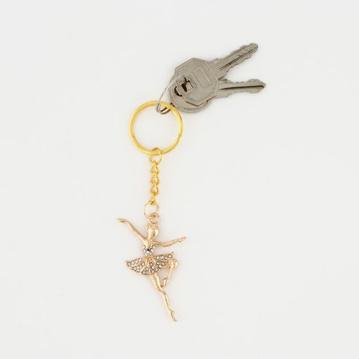 Цена за 2 шт. Брелок для ключей «Балерина», 10 х 3.3 см