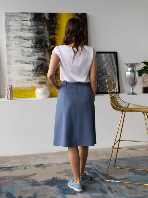 юбка ЛЕН С ВИСКОЗОЙ - Трика фото 5