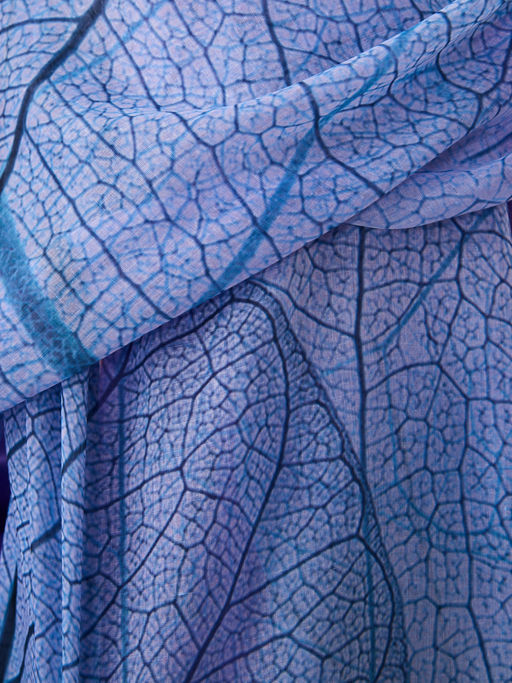 Большой, мягкий, тонкий и очень нежный двусторонний палантин с рисунком в стиле арт-деко - Tantino фото 6