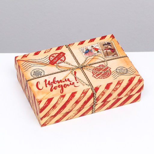 Подарочная коробка сборная Почта, 21 х 15 х 5,7 см - UPAK LAND фото 7