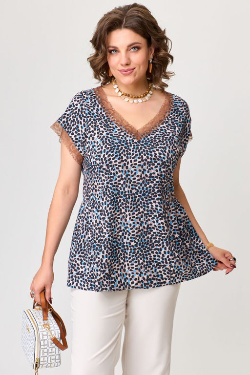 Платье FITA 1193 кофейный  фото 41