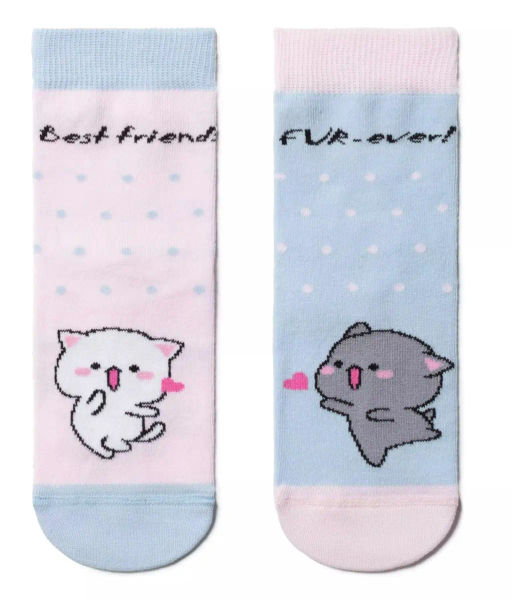 Носки дет.TIP-TOP 17С-10СП, р.16 (54/6) - 478 голубой-светло-розовый - Conte elegant фото 2