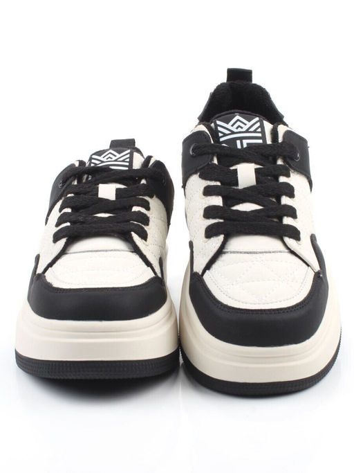 04-PDH336-2 BLACK Кроссовки демисезонные женские (натуральная кожа, нубук)