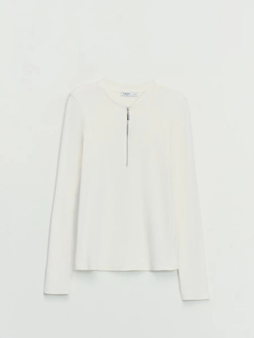 Джемпер на молнии из хлопка / Zarina