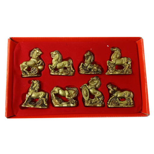 Лошадь символ 2026 года уп-8шт символ силы, мощи, достижения цели и победы 5см-5,5см