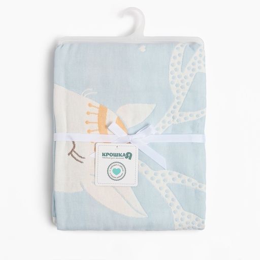 Полотенце детское Крошка Я Magic 95х1005 см, цвет голубой, 100% хлопок, 280 г/м2  фото 6