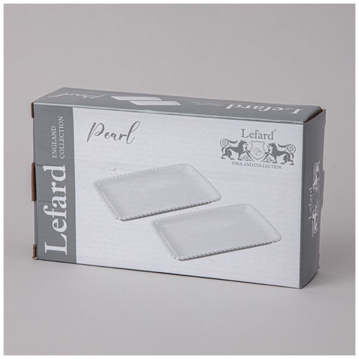 НАБОР БЛЮД LEFARD PEARL ПРЯМОУГ. 2 ШТ. 20*12*2 СМ  фото 4