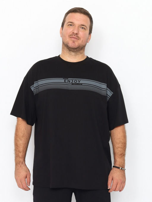 CRB wear/CWLM 60325-22 Футболка мужская,черный/Ex.Cherubino  фото 2