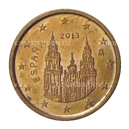 1 евроцент 2013 года Испания