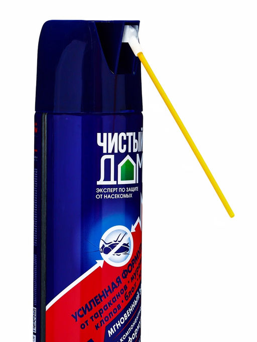 Аэрозоль от насекомых Чистый дом, от насекомых, усиленная формула, 400 мл
